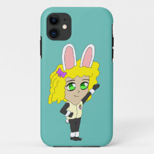 chibi bunnygirl iPhone 11 hoesje