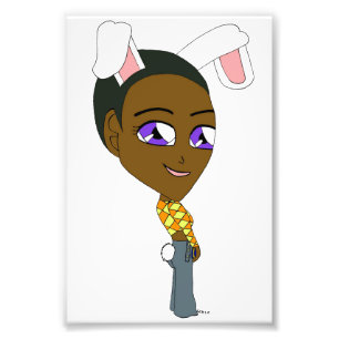chibi bunnygirl foto afdruk