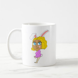 chibi bunnygirl koffiemok