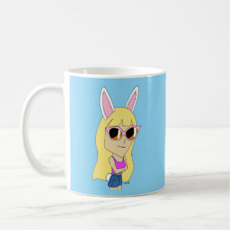 chibi bunnygirl koffiemok