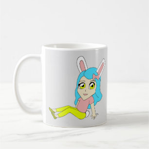 chibi bunnygirl koffiemok