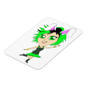 chibi bunnygirl magneet (Linkerzijde)