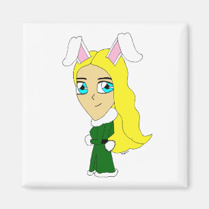 chibi bunnygirl magneet