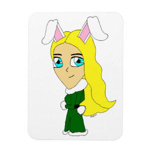 chibi bunnygirl magneet