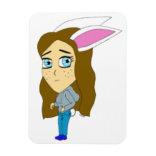 chibi bunnygirl magneet