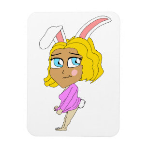 chibi bunnygirl magneet
