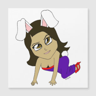 chibi bunnygirl magnet