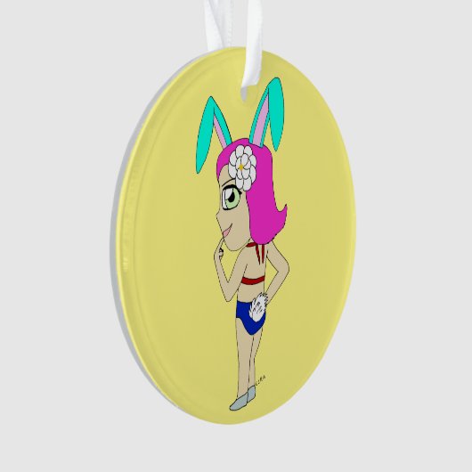 chibi bunnygirl ornament (voorkant)