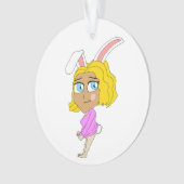 chibi bunnygirl ornament (voorkant)