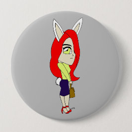 chibi bunnygirl ronde button 4,0 cm