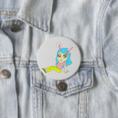 chibi bunnygirl ronde button 7,6 cm (In situ)