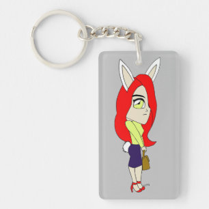 chibi bunnygirl sleutelhanger