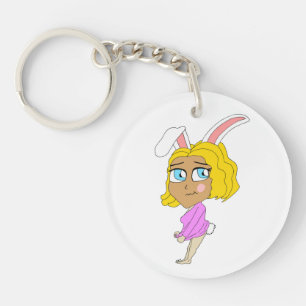 chibi bunnygirl sleutelhanger