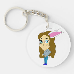 chibi bunnygirl sleutelhanger
