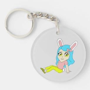 chibi bunnygirl sleutelhanger