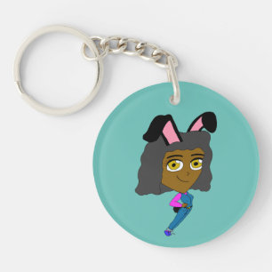 chibi bunnygirl sleutelhanger