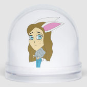 chibi bunnygirl sneeuwbol (Voorkant)