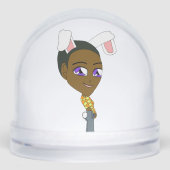 chibi bunnygirl sneeuwbol (Voorkant)