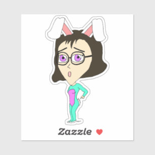 chibi bunnygirl sticker