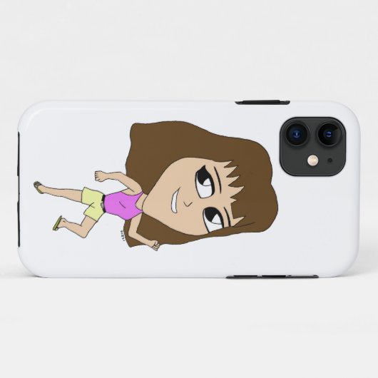 chibi Case-Mate iPhone case (Achterkant (horizontaal))