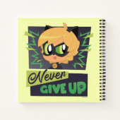 Chibi Cat Noir geeft nooit op Notitieboek (Achterkant)