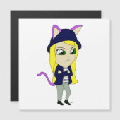 chibi catgirl (Voorkant / Achterkant)