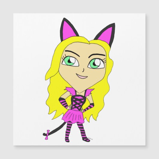 chibi catgirl (Voorkant)