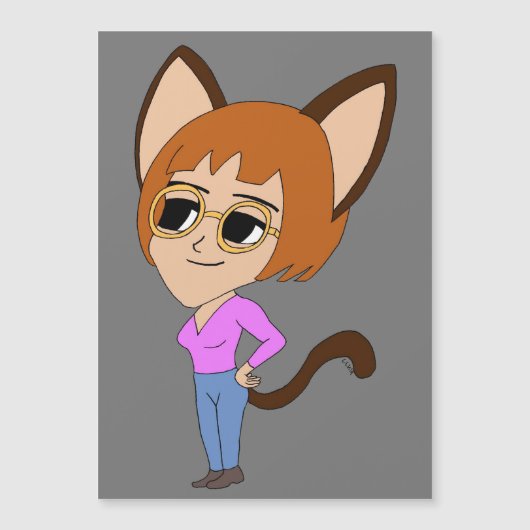 chibi catgirl (Voorkant)