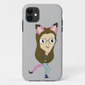 chibi catgirl Case-Mate iPhone case (Achterkant)