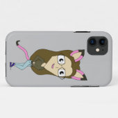 chibi catgirl Case-Mate iPhone case (Achterkant (horizontaal))