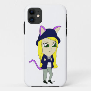 chibi catgirl iPhone 11 hoesje