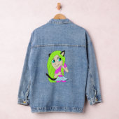 chibi catgirl denim jacket (Hangar)