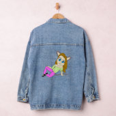 chibi catgirl denim jacket (Hangar)