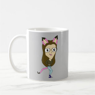 chibi catgirl koffiemok