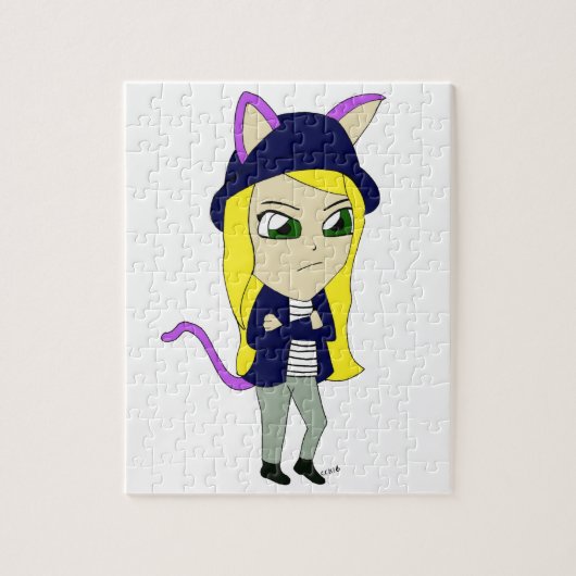 chibi catgirl legpuzzel (Verticaal)