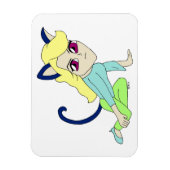 chibi catgirl magneet (Verticaal)