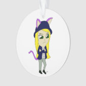 chibi catgirl ornament (voorkant)