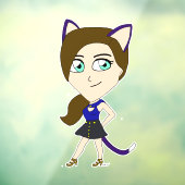 chibi catgirl raamsticker (Vel 3)