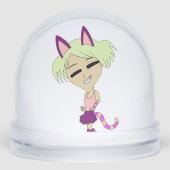 chibi catgirl sneeuwbol (Voorkant)