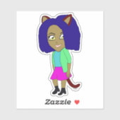 chibi catgirl sticker (Vel)
