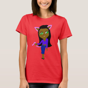 chibi catgirl t-shirt