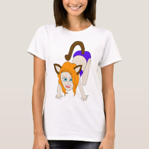 chibi catgirl t-shirt
