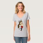 chibi catgirl t-shirt (Voorkant volledig)