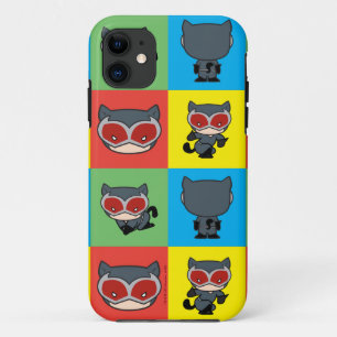 Chibi Catoman Character Poses iPhone 11 Hoesje