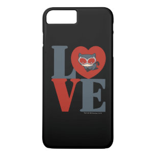 Chibi Catoman LOVE iPhone 8 Plus / 7 Plus Hoesje