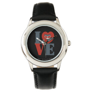 Chibi Catoman LOVE Horloge