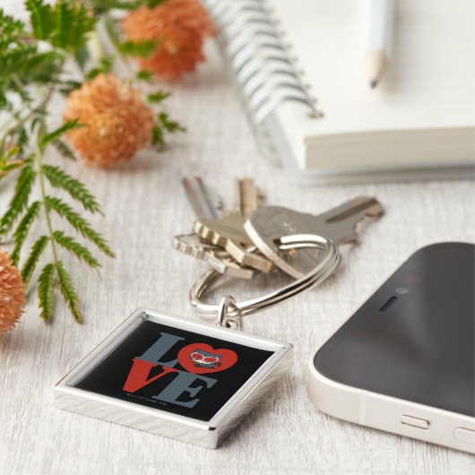 Chibi Catoman LOVE Sleutelhanger (Zijkant)