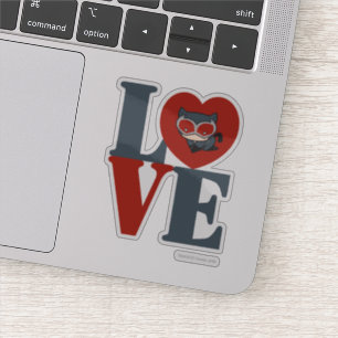 Chibi Catoman LOVE Sticker