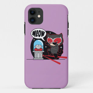 Chibi Catoman Stealing A Diamond iPhone 11 Hoesje