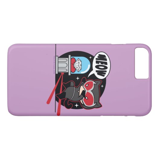 Chibi Catoman Stealing A Diamond Case-Mate iPhone Case (Achterkant (Horizontaal))